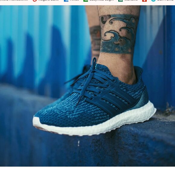 Adidas Ultraboost 3.0 LTD Parley Blue size 8.5 - Picture 1 of 7
